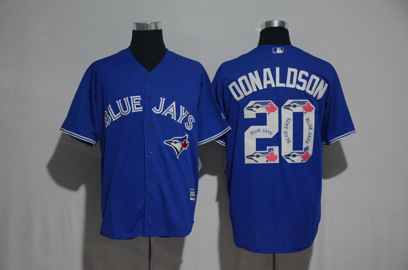 2017 MLB Toronto Blue Jays #20 Donaldson Blue Fashion Edition Jerseys